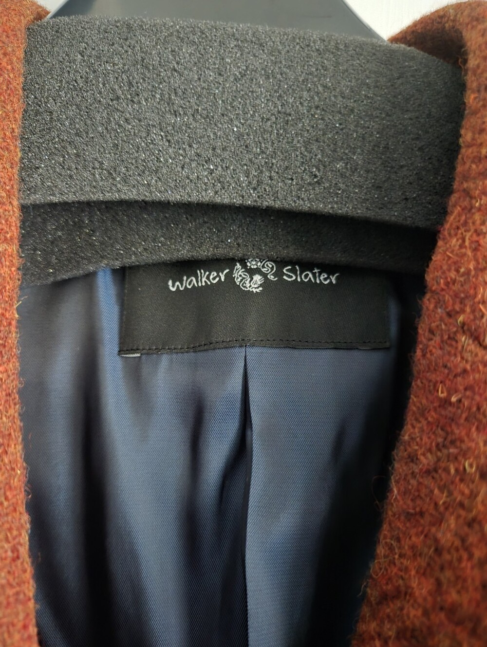 Wallwr Slater Ethel Tweed Coat Uk10 - Picture 5 of 9
